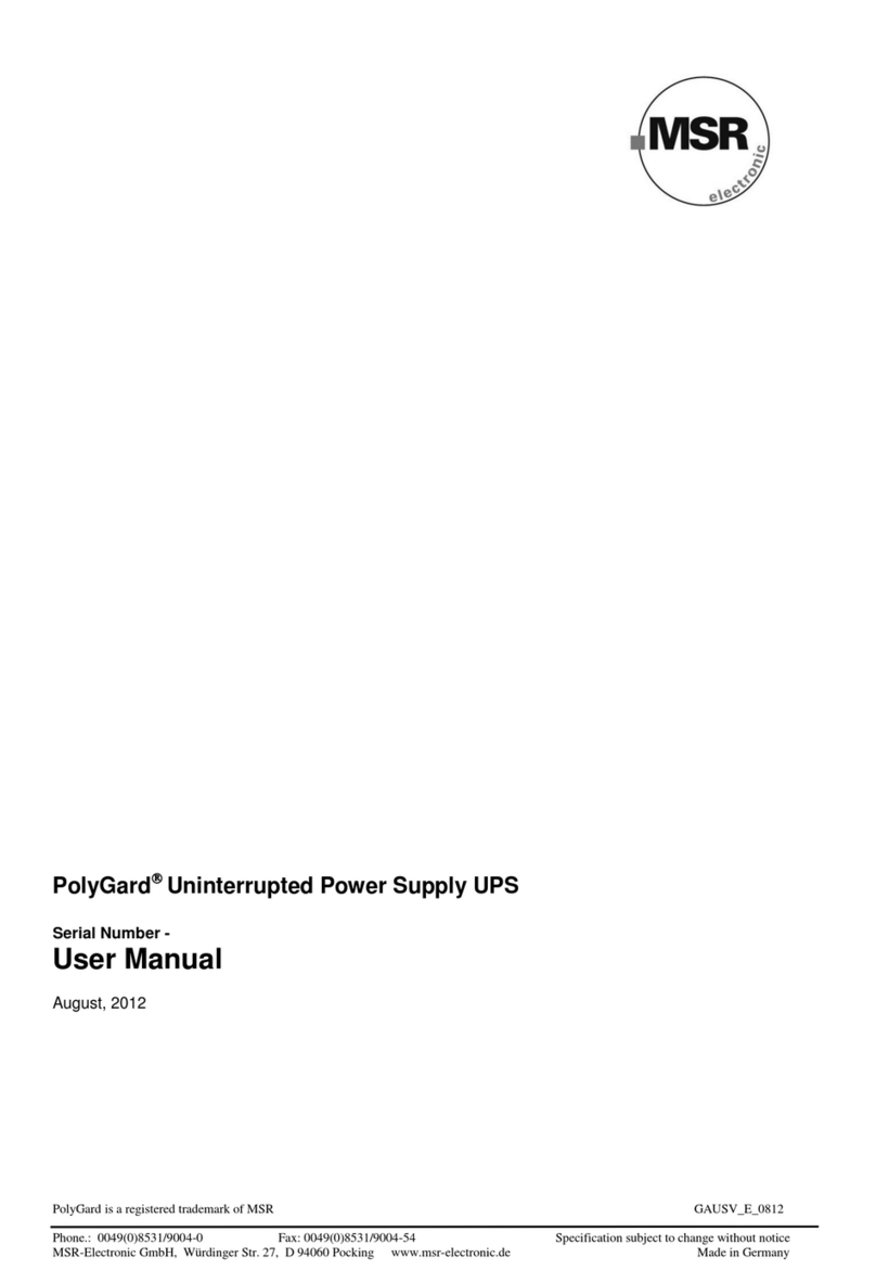 MSR PolyGard user manual
