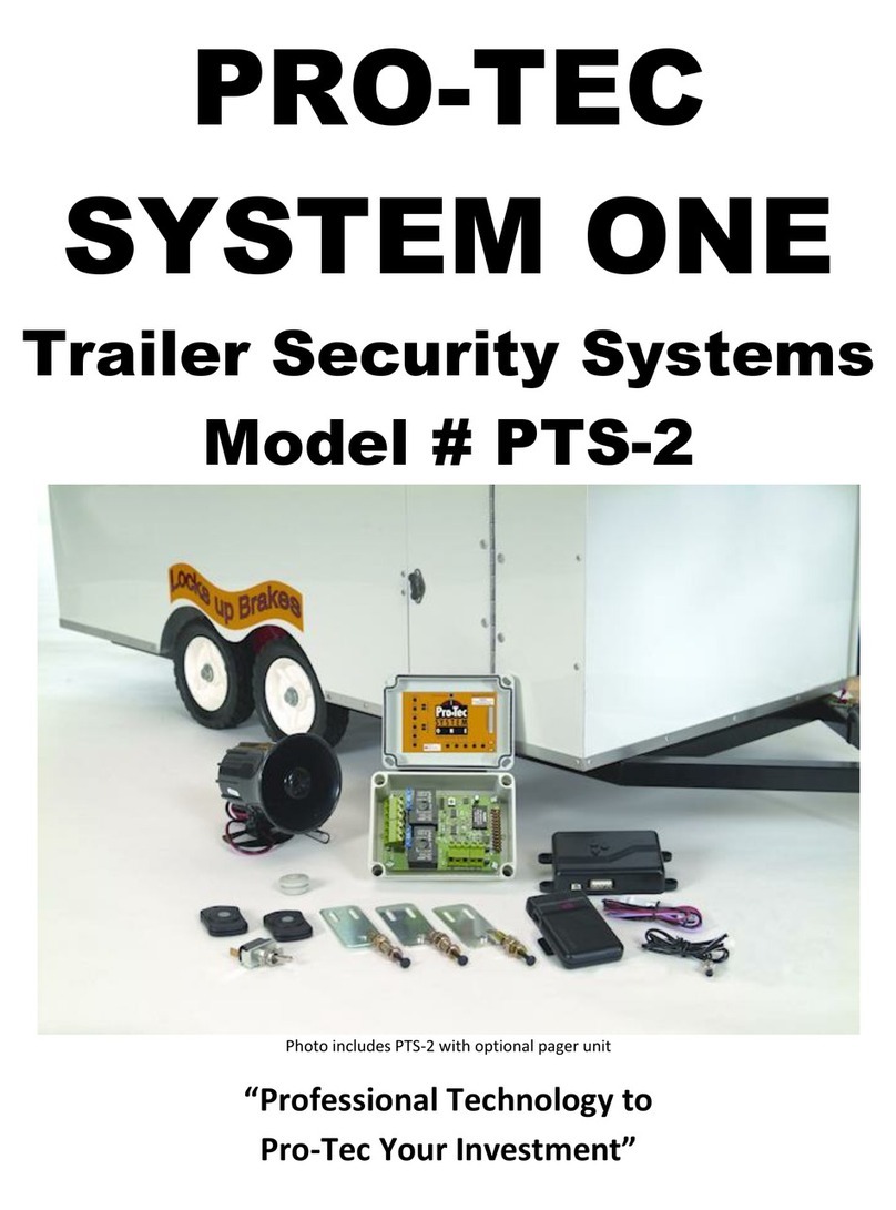 Pro-tec SYSTEM ONE PTS-2 user manual