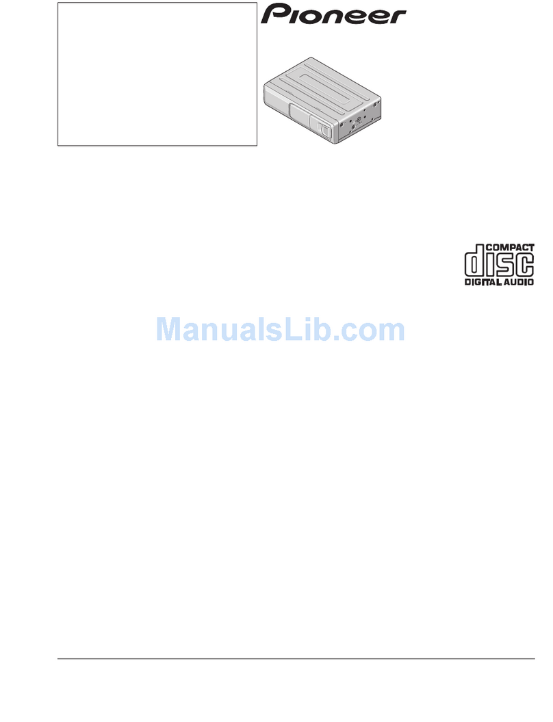 Pioneer CDX-FM653 Service manual