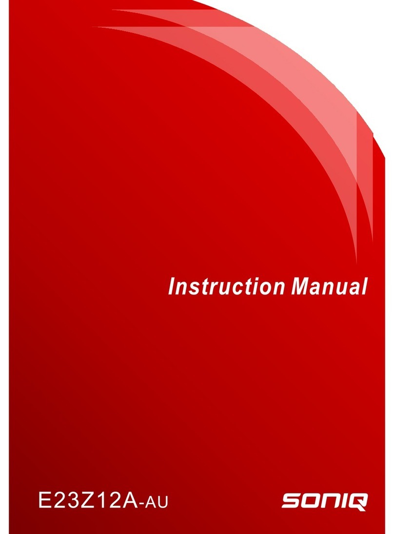 SONIQ E23Z12A User manual