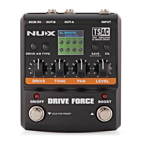 nux Drive forcer User manual