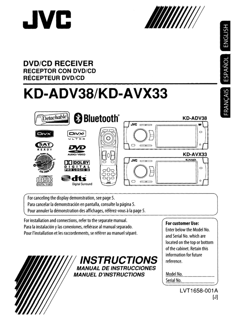 JVC Exad KD-ADV38 User manual