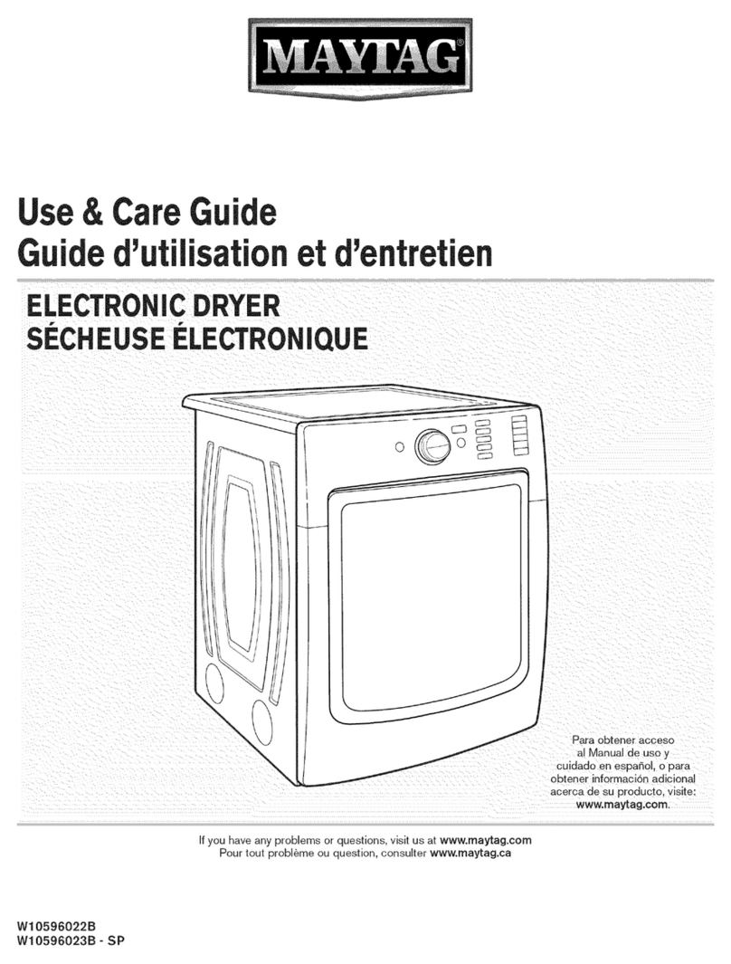 Maytag YMED8100DC0 User manual