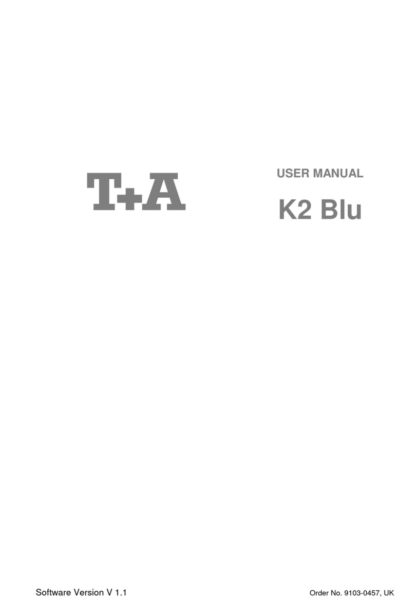 T+A K2 Blu User manual