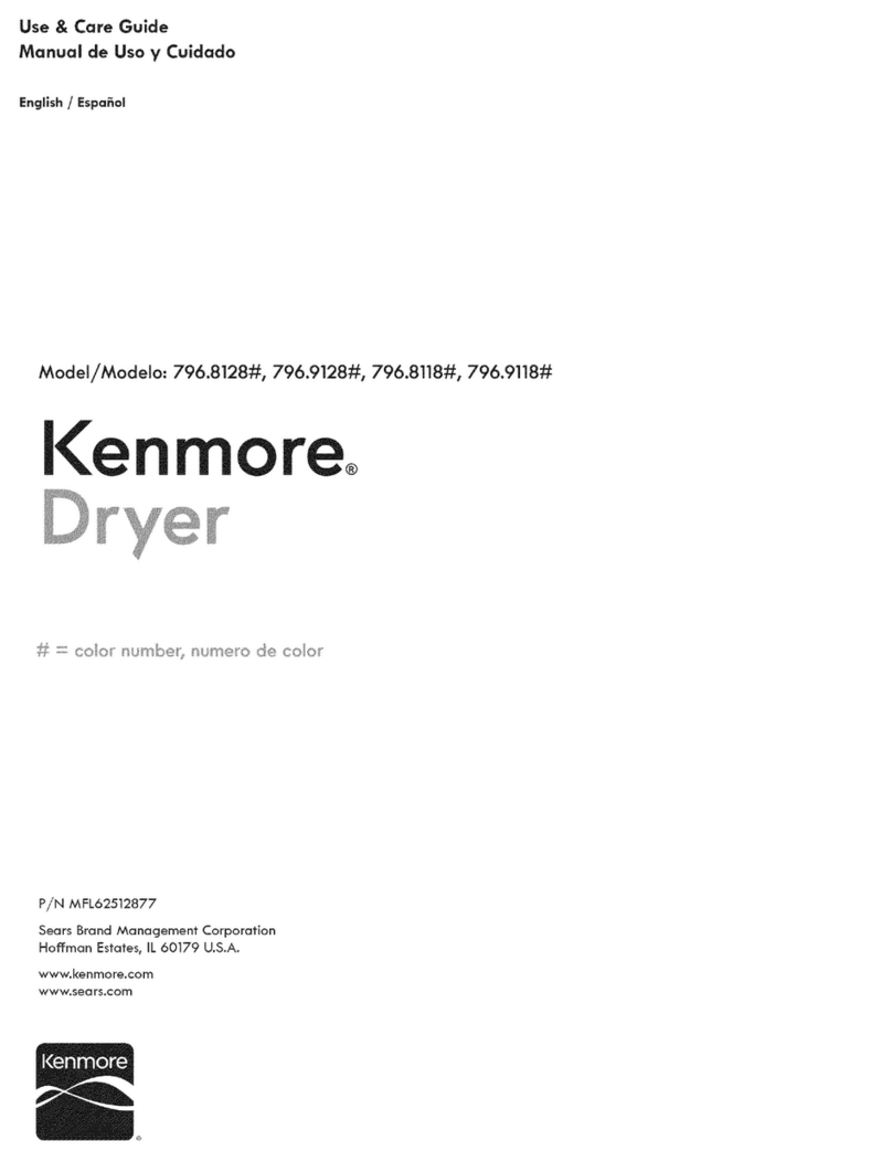 Kenmore 796.9128# User manual
