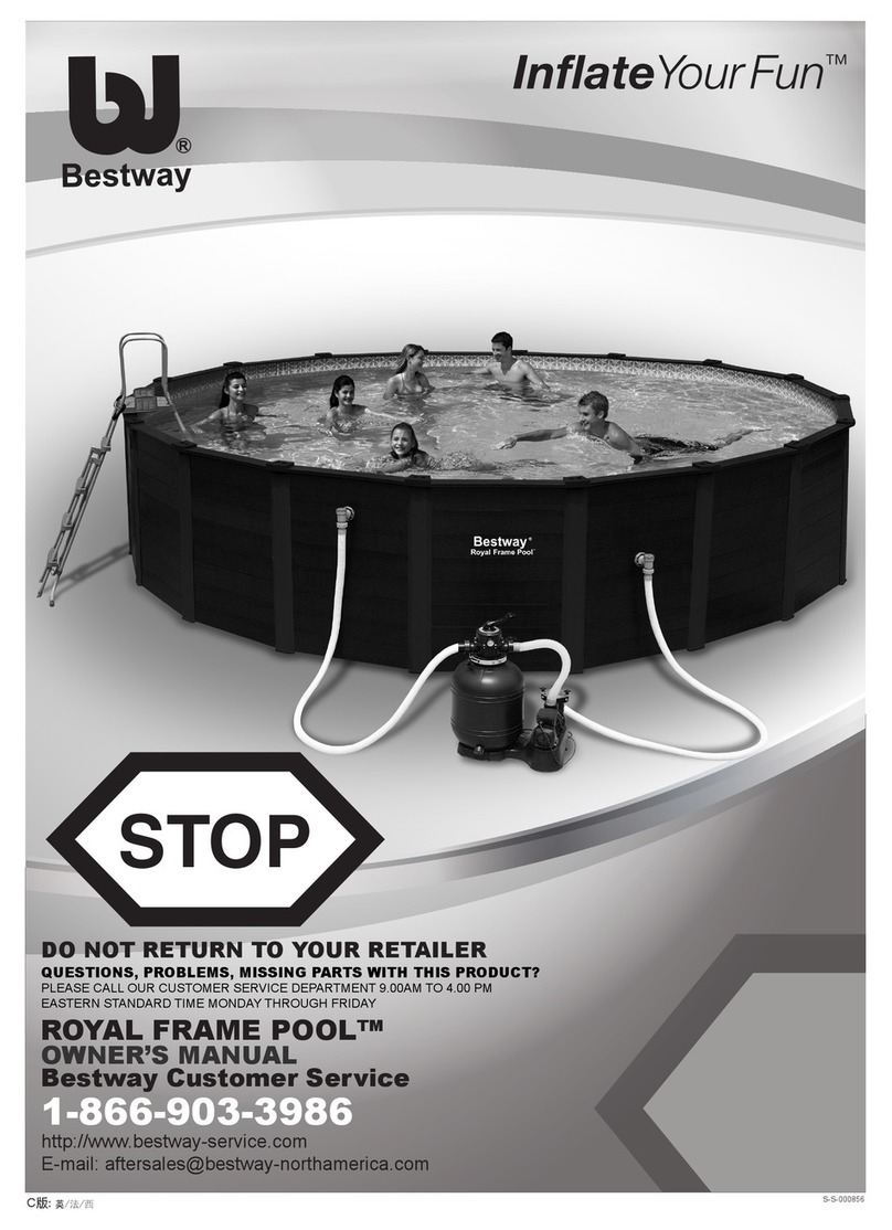 Bestway ROYAL FRAME POOL owner's manual