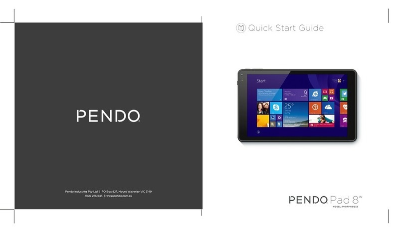 Pendo Pad 8 quick start guide