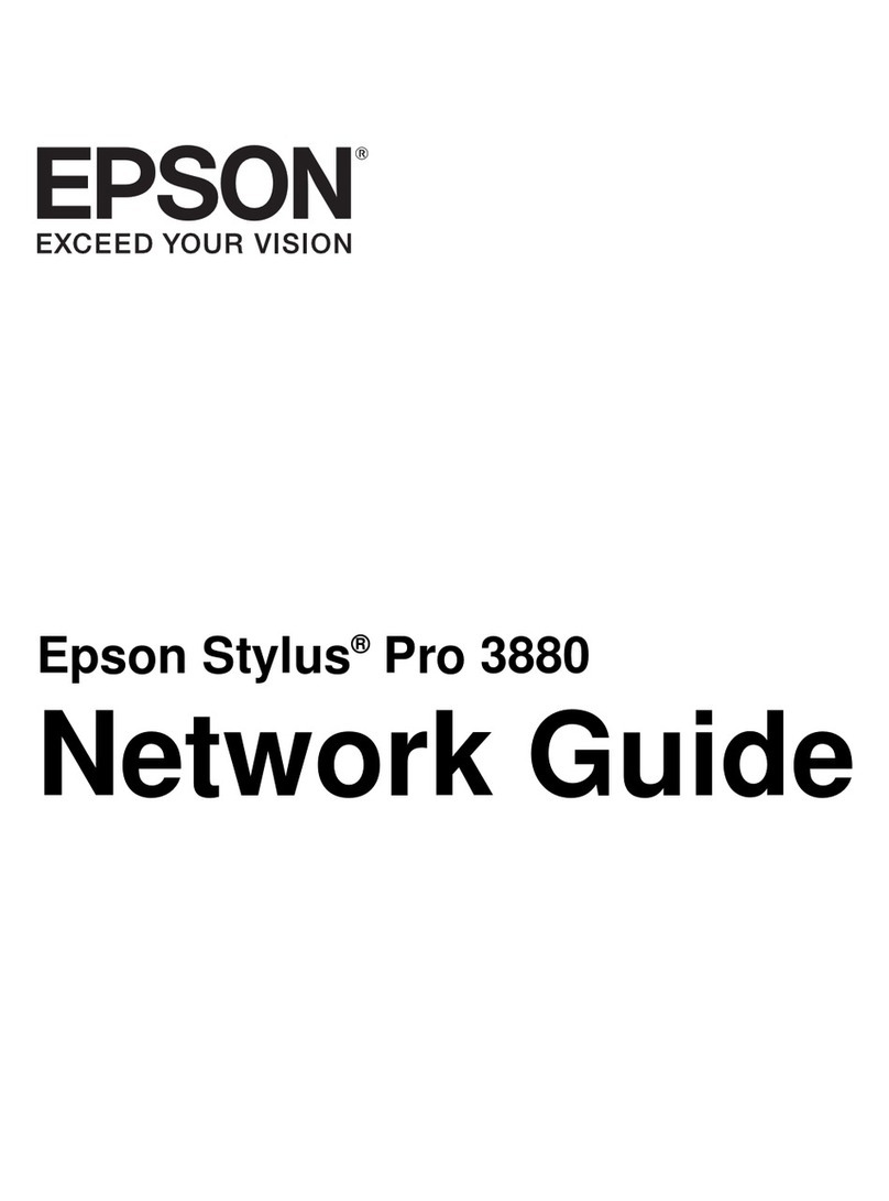Epson 3880 - Stylus Pro Color Inkjet Printer Installation and maintenance instructions