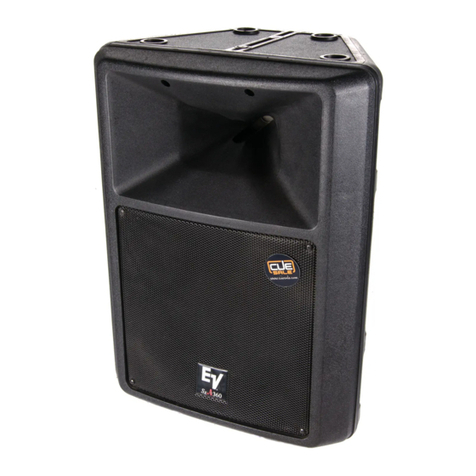 Electro-Voice SxA360 User manual