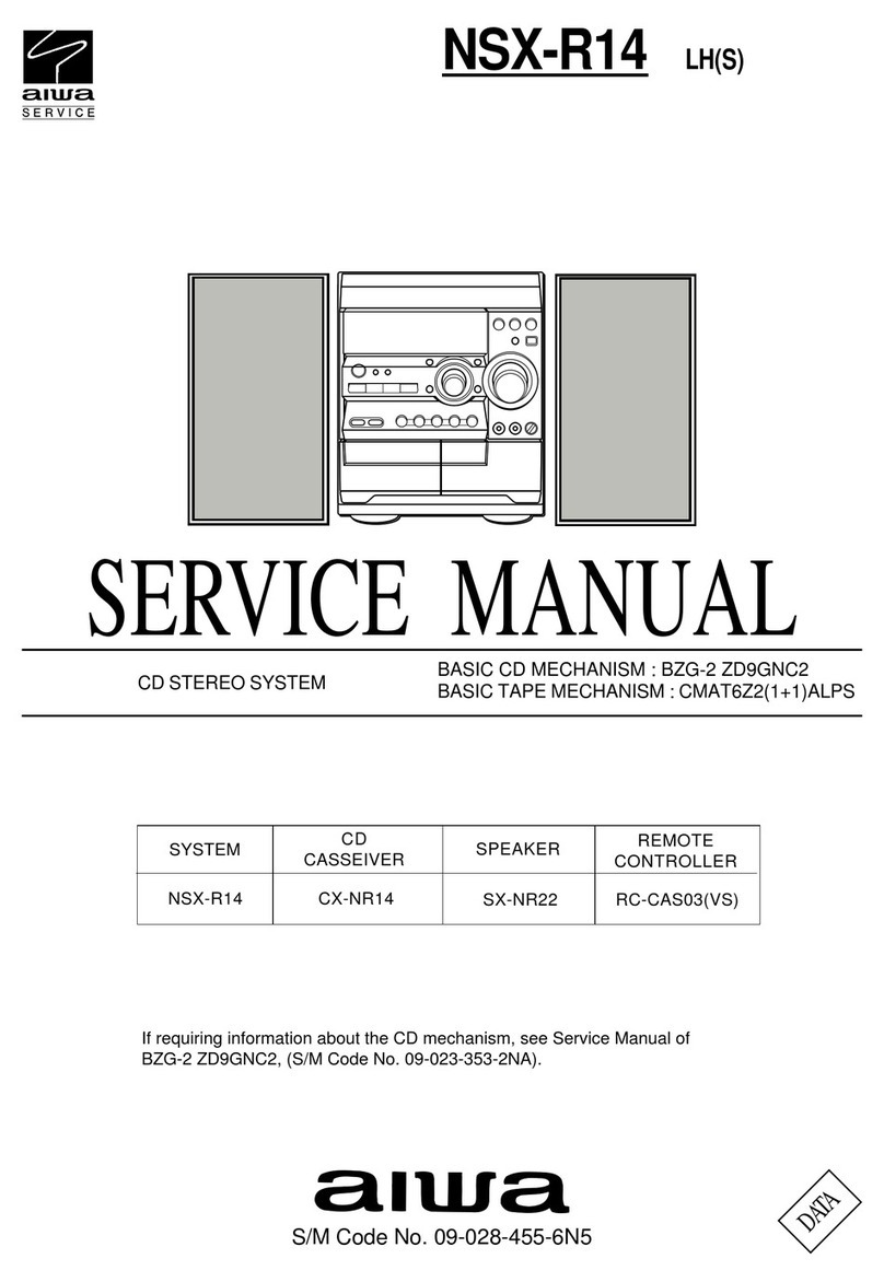 Aiwa MSX-R14 Service manual