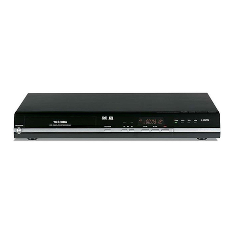 Toshiba DR550 - DVD Recorder With TV Tuner owner's manual