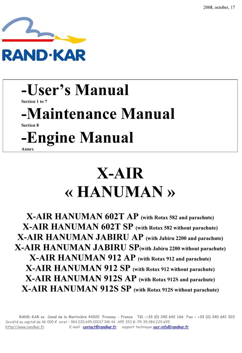 Rand-Kar X-AIR HANUMAN 602T AP user manual