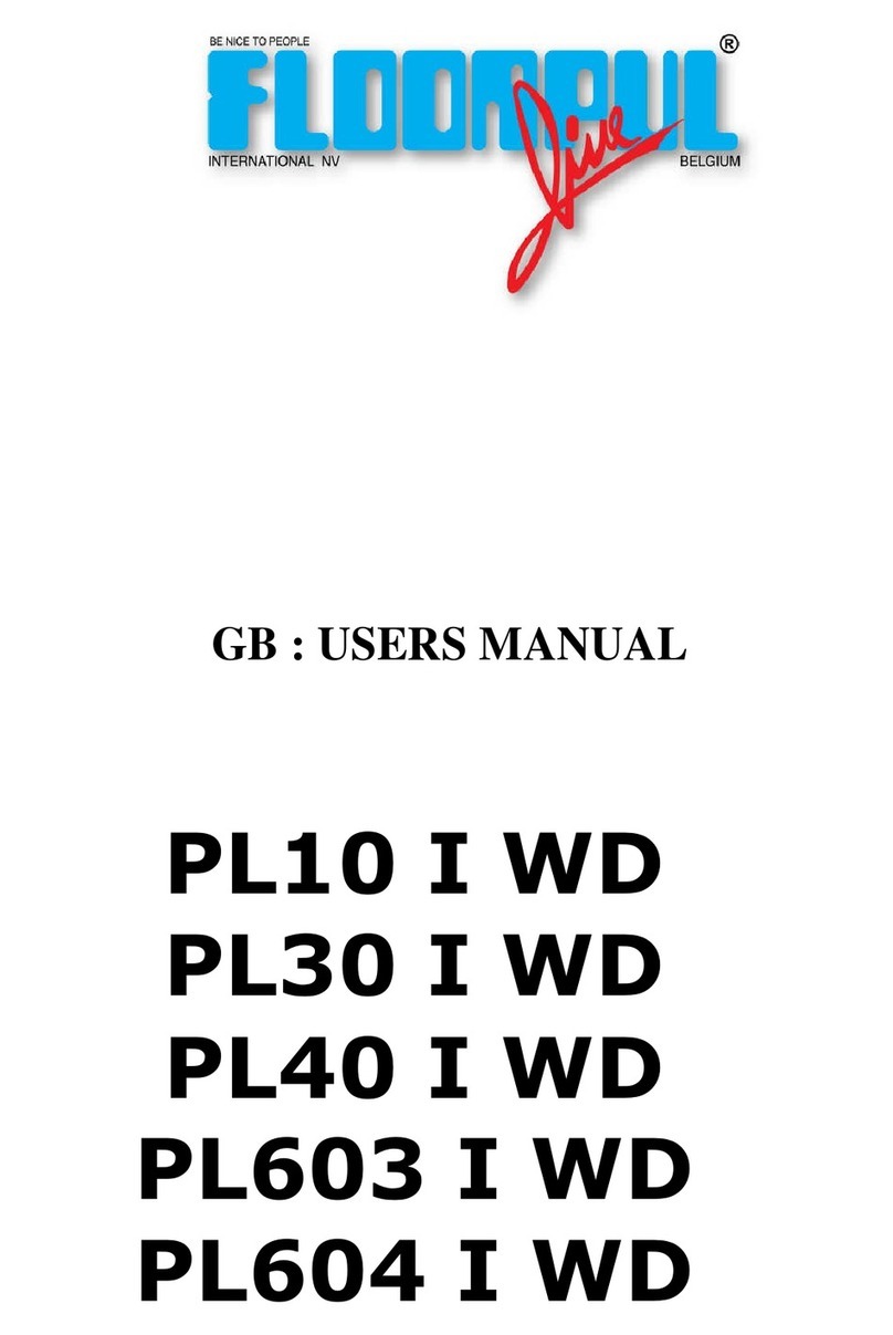 Floorpul PL603 I WD User manual Floorpul PL603 I WD User manual