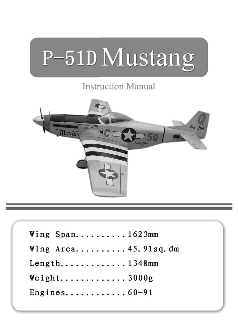 Hangar 9 P-51D-60 Mustang User manual