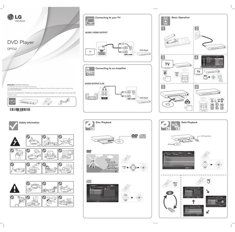 LG DP132 owner's manual