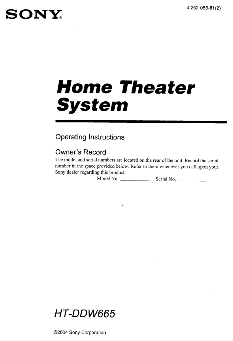 Sony HT-DDW665 User manual