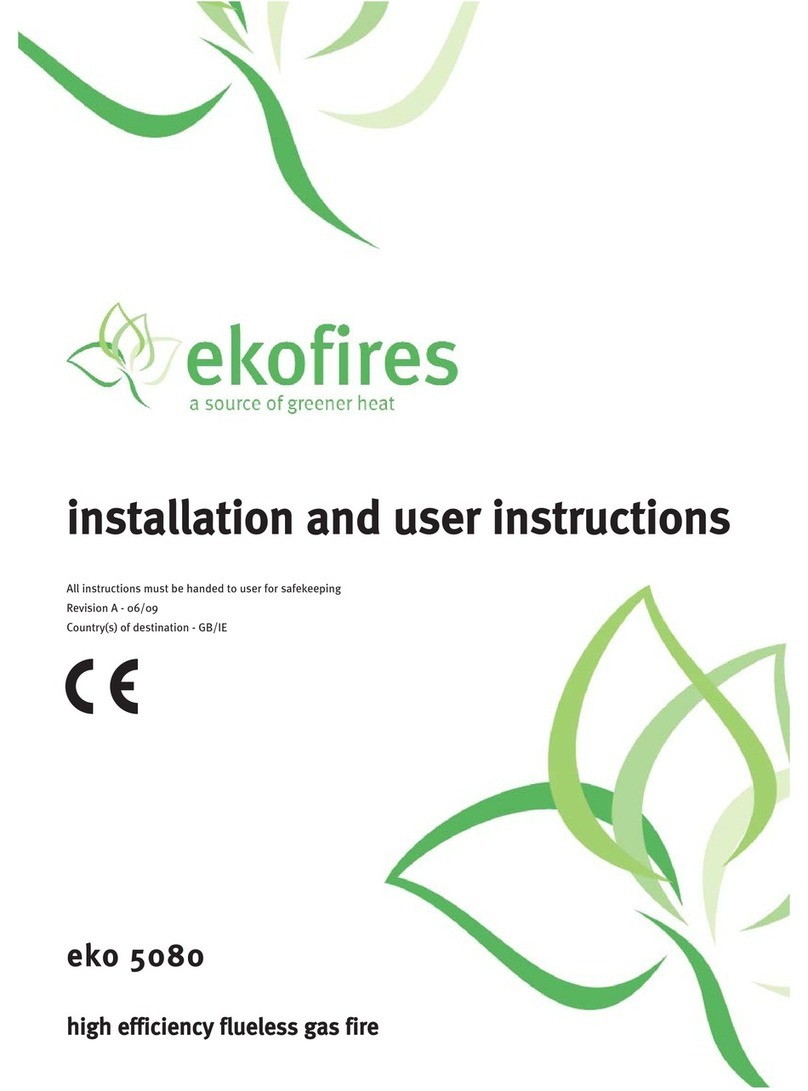 ecofires eko 5080 Installation and user instructions ecofires eko 5080 Installation and user instructions