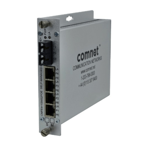 Comnet CNFE4+1SMS2POE User manual Comnet CNFE4+1SMS2POE User manual