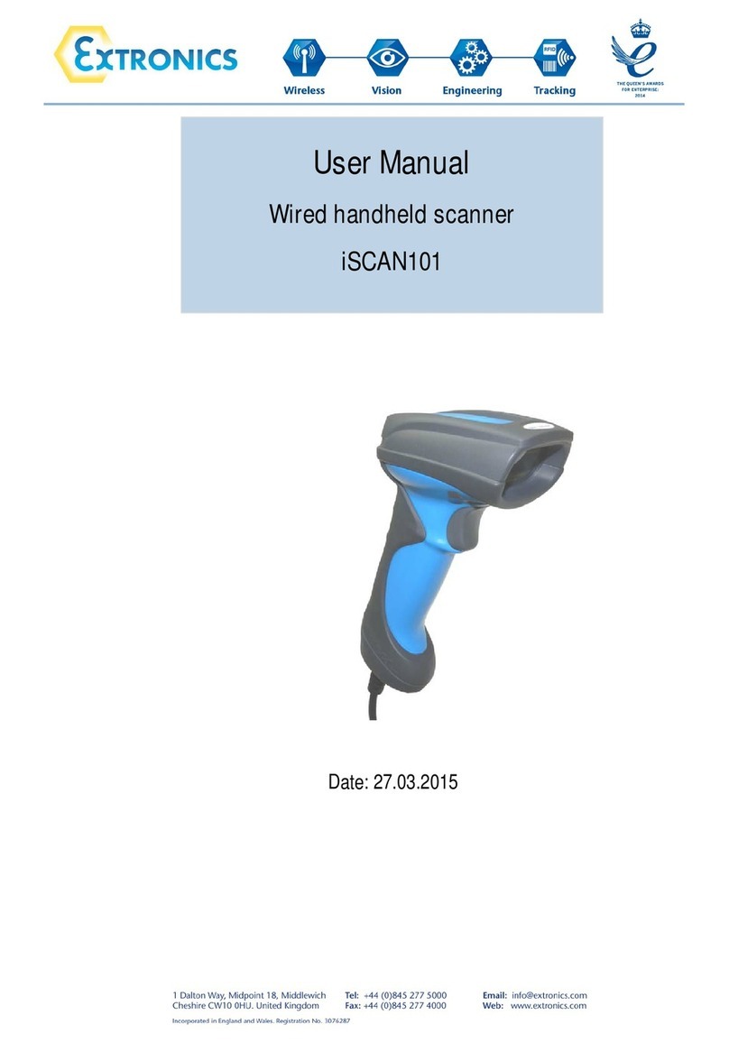 extronics iSCAN101 User manual