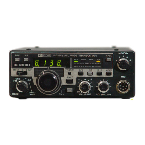 Icom IC-290E User manual