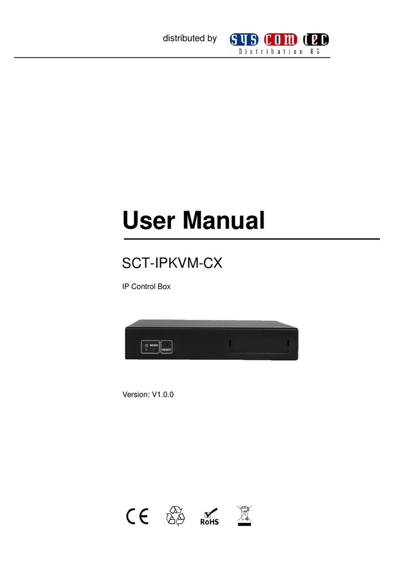 syscomtec SCT-IPKVM-CX user manual