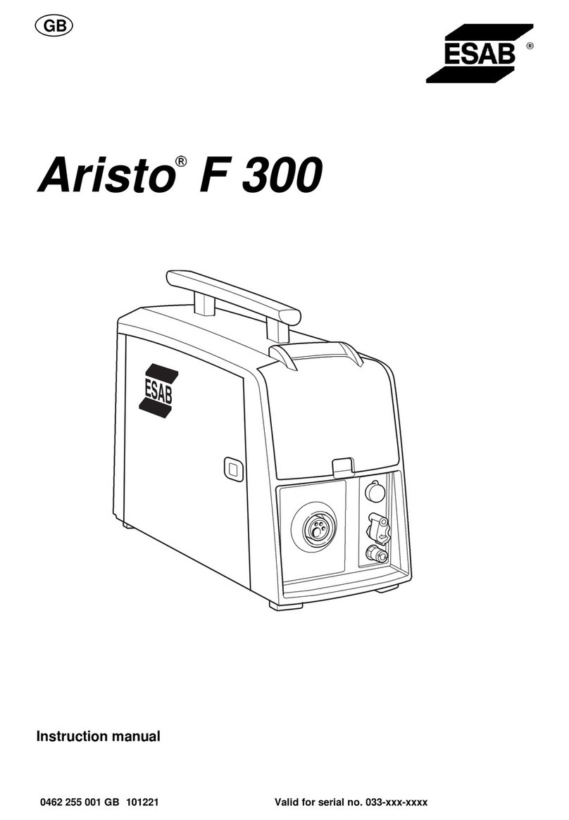 ESAB Aristo 300 instruction manual