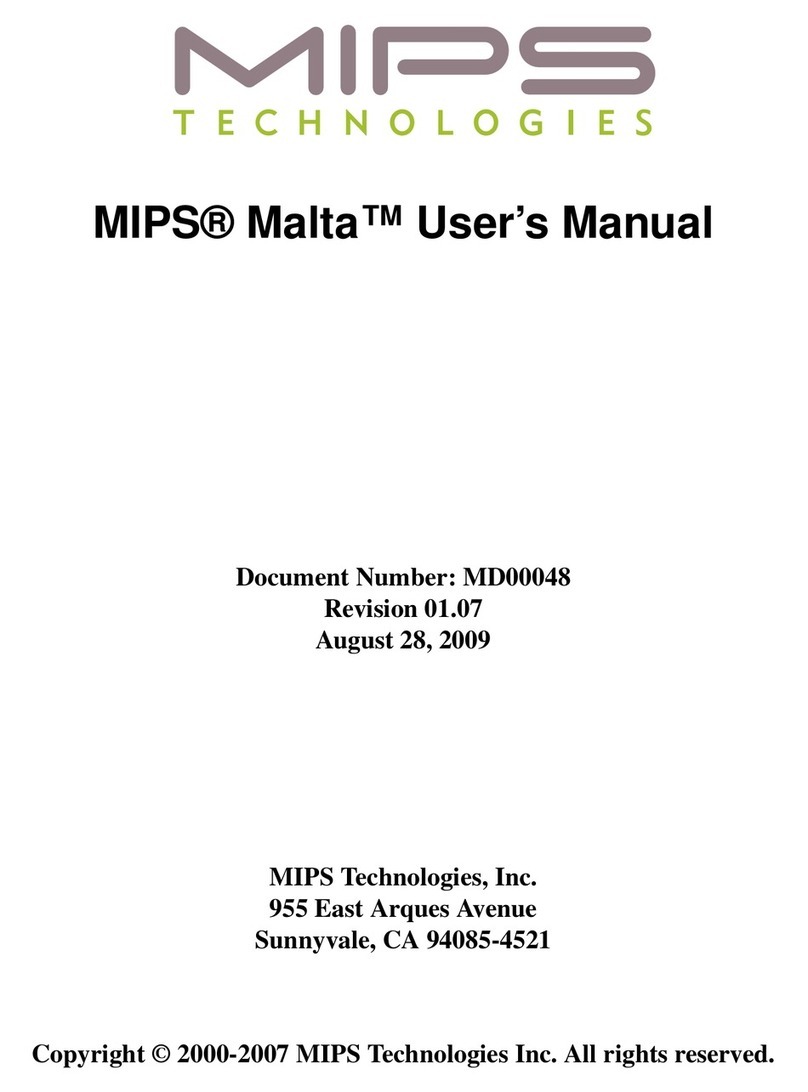 Mips Technologies Malta user manual