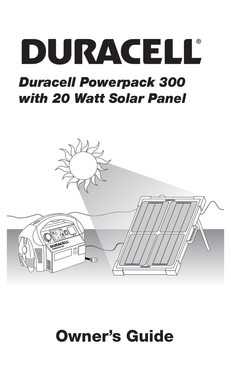 Duracell DRPP300S1 User manual