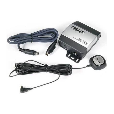 Sirius Satellite Radio SiriusConnect SC-C1 User manual