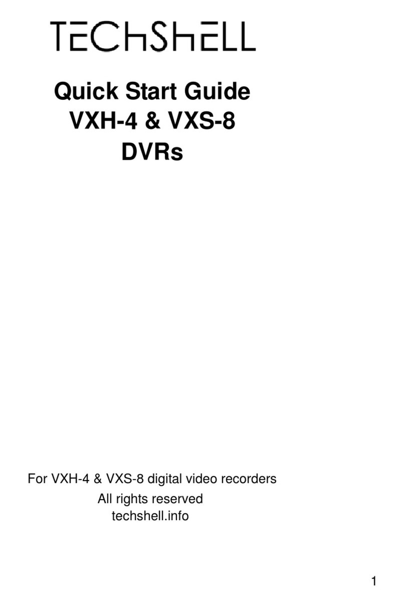 Techshell VXH-4 quick start guide