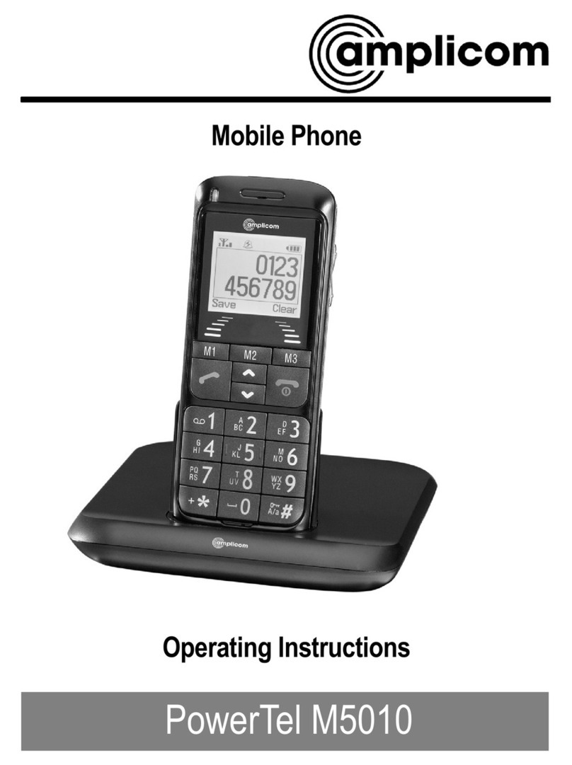 Amplicom PowerTel M5010 operating instructions