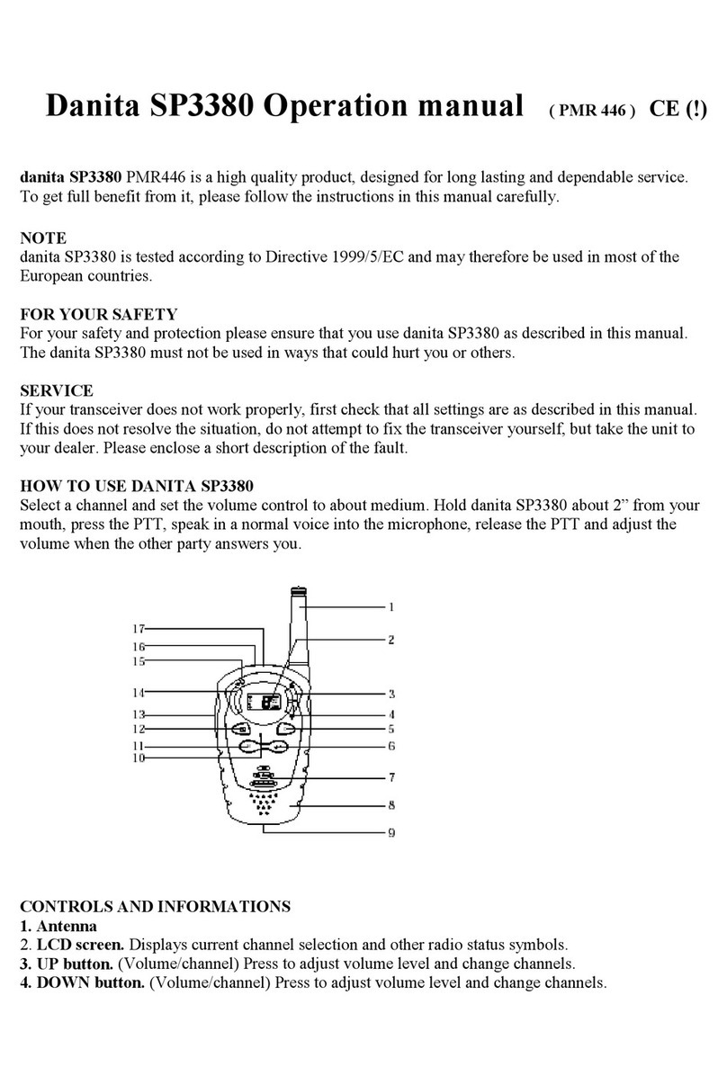 Danita SP3380 User manual