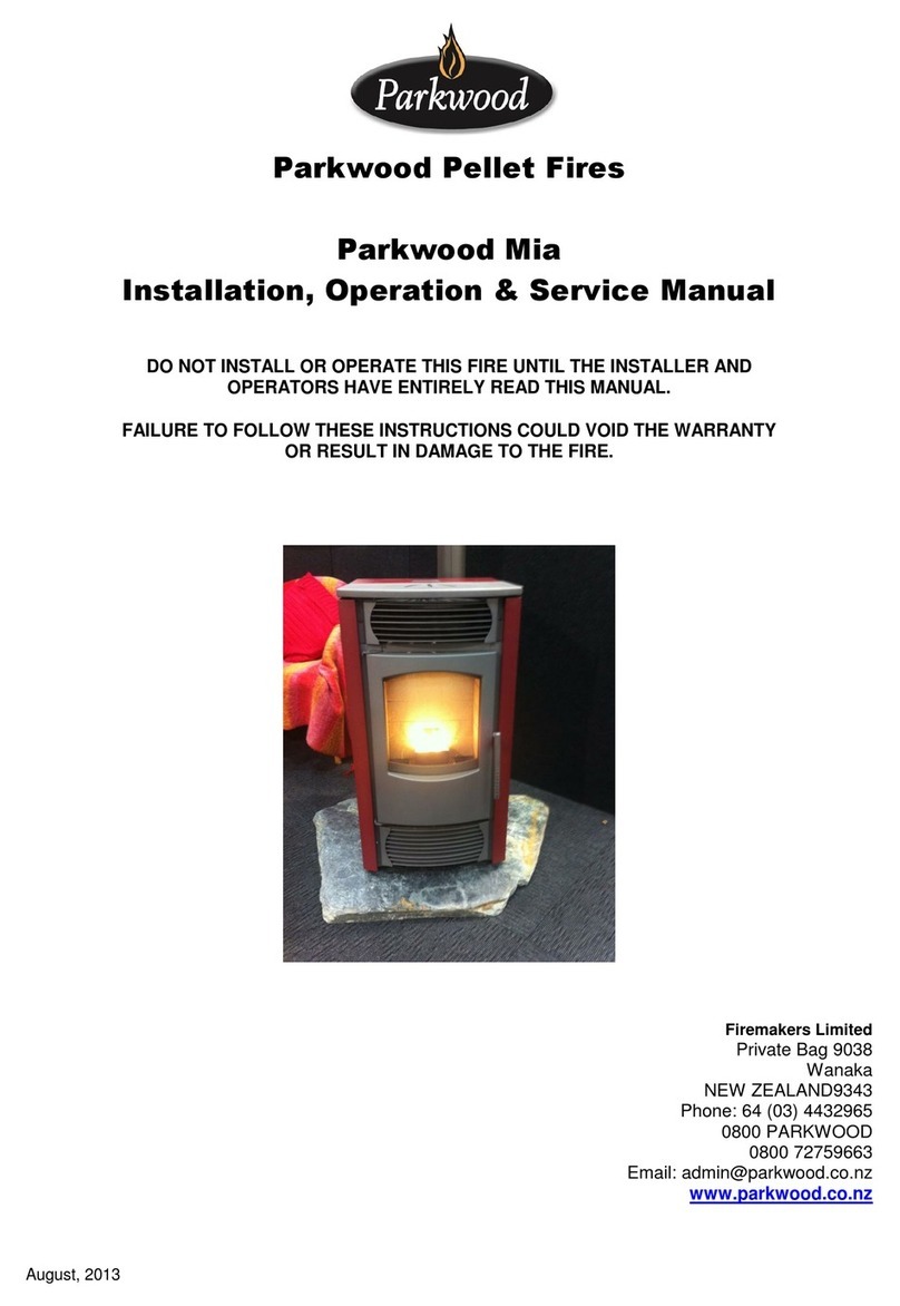 Parkwood Mia Installation, operation and maintanance manual