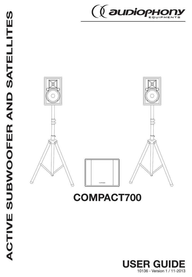audiophony Compact7000 user guide