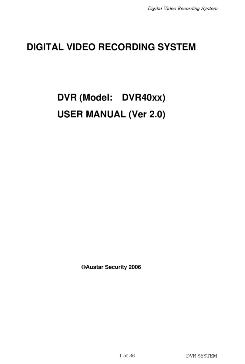 AUSTAR DVR40 series user manual
