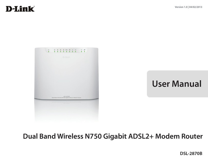 D-Link DSL-2870B User manual D-Link DSL-2870B User manual