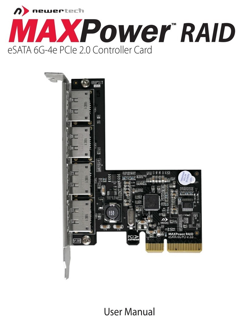 NewerTech PAXPower RAID User manual
