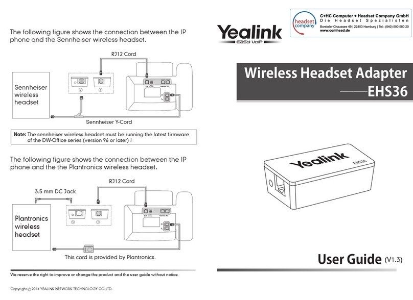 Yealink EHS36 user guide