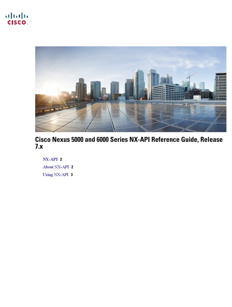 Cisco Nexus 5000 Series User manual