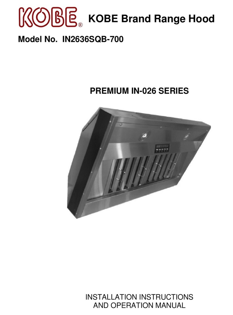 KOBE IN2636SQB-700 User manual