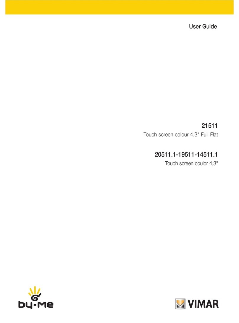 Vimar 21511 User manual