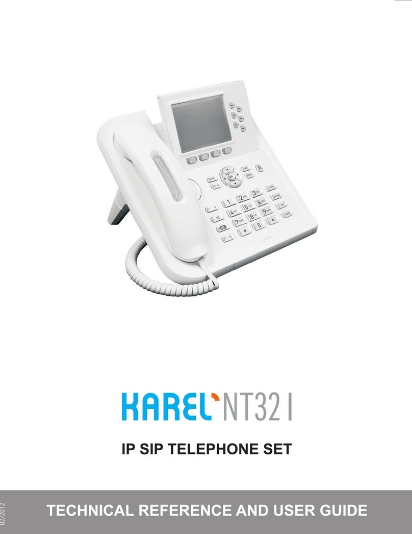 Karel NT321 Technical reference and user's guide