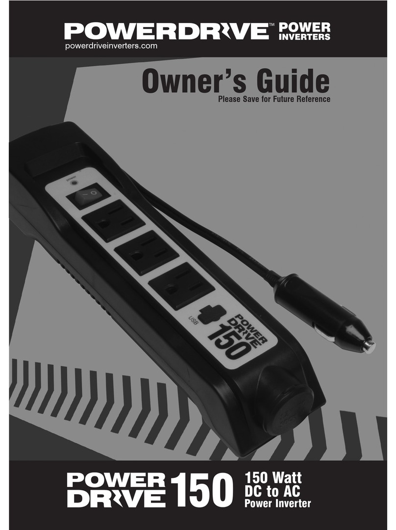 Power Drive 150 User manual