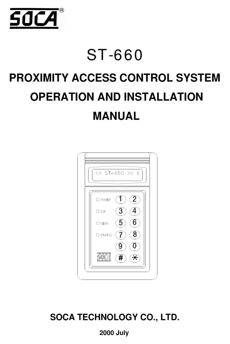 Soca ST-660 Operation and installation manual