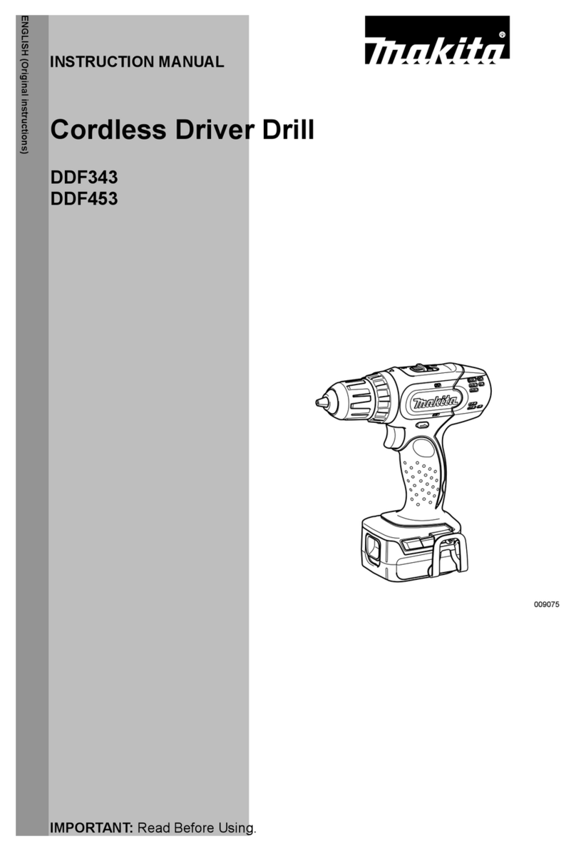 Makita DDF343 User manual