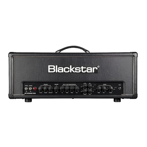 BLACK STAR HT STAGE 100 owner's manual