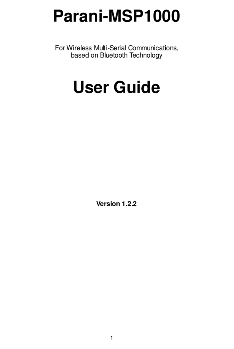 Sena Parani MSP1000 user guide Sena Parani MSP1000 user guide