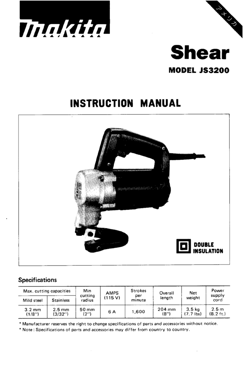 Makita JS3200 User manual Makita JS3200 User manual
