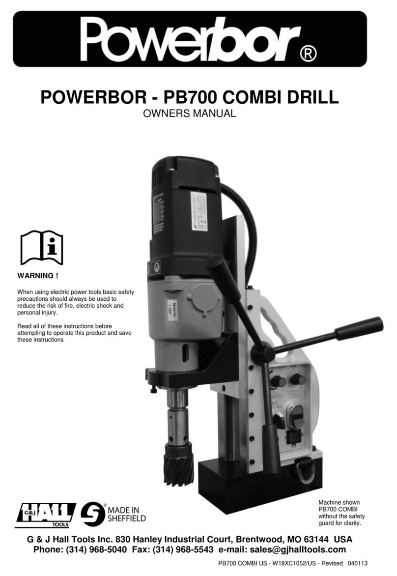POWERBOR PB700 User manual POWERBOR PB700 User manual