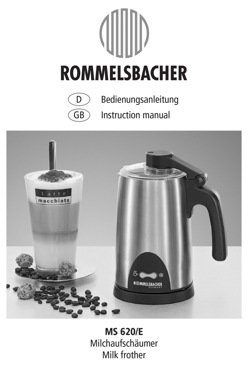 Rommelsbacher MS 620/E instruction manual